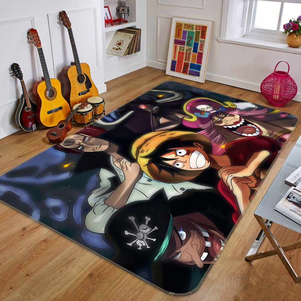 One Piece Anime 18 Teppich, Teppiche - Outdoor Teppich, Teppich Wohnzimmer, Küchenteppich, Kinderzimmer, Modern