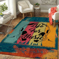 Life For Music Vintage Music Art Teppich, Teppiche - Outdoor Teppich, Teppich Wohnzimmer, Küchenteppich, Kinderzimmer, Modern
