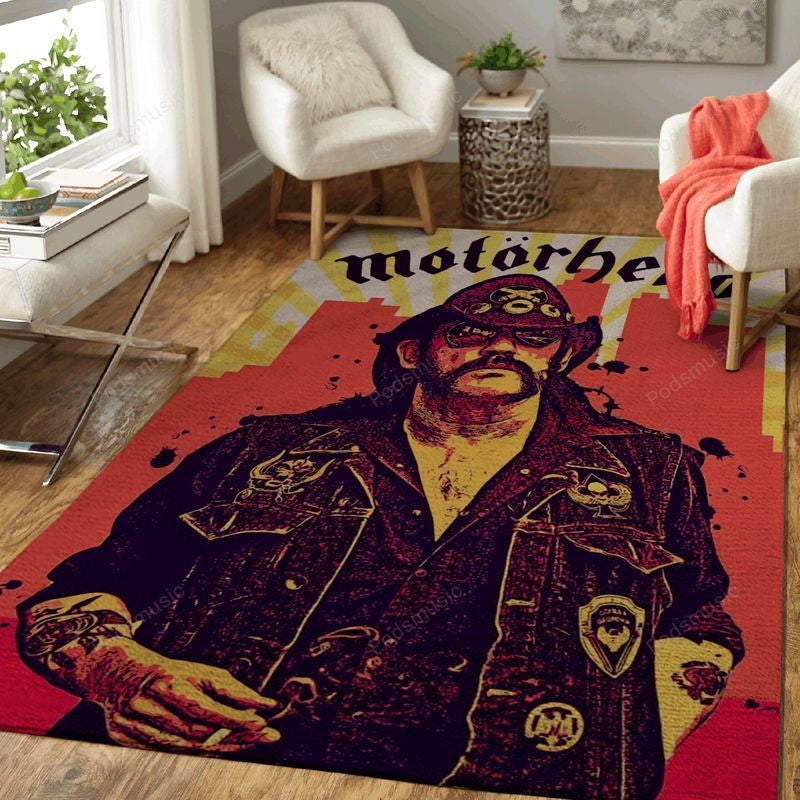 Motorhead Music Art Teppich, Teppiche - Outdoor Teppich, Teppich Wohnzimmer, Küchenteppich, Kinderzimmer, Modern