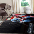 Avengers Marval Die Kraft Von Captain Teppich, Teppiche - Outdoor Teppich, Teppich Wohnzimmer, Küchenteppich, Kinderzimmer, Modern
