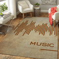 Music Was My First Love 1 Music Art Teppich, Teppiche - Outdoor Teppich, Teppich Wohnzimmer, Küchenteppich, Kinderzimmer, Modern
