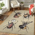 Meet The Beetles Music Art Teppich, Teppiche - Outdoor Teppich, Teppich Wohnzimmer, Küchenteppich, Kinderzimmer, Modern