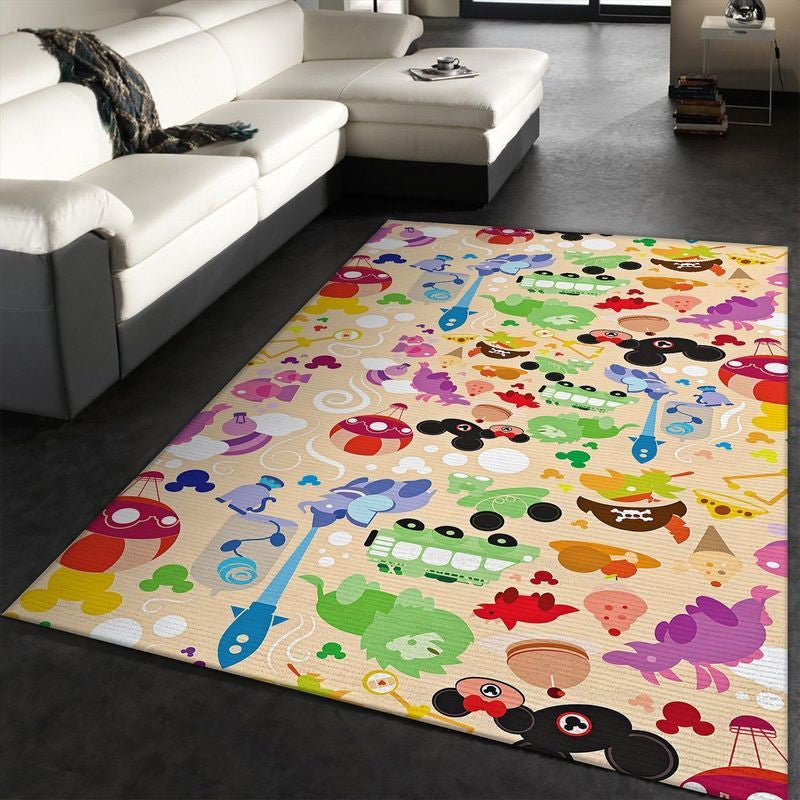 Disney Characters1001 Teppich, Teppiche - Outdoor Teppich, Teppich Wohnzimmer, Küchenteppich, Kinderzimmer, Modern