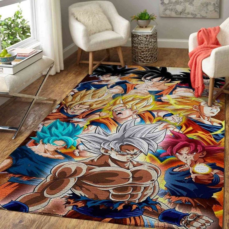 Dragon Ball Anime 6 Teppich, Teppiche - Outdoor Teppich, Teppich Wohnzimmer, Küchenteppich, Kinderzimmer, Modern