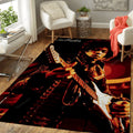 Jimi Hendrix Legend Rock Band Music Iii Teppich, Teppiche - Outdoor Teppich, Teppich Wohnzimmer, Küchenteppich, Kinderzimmer, Modern