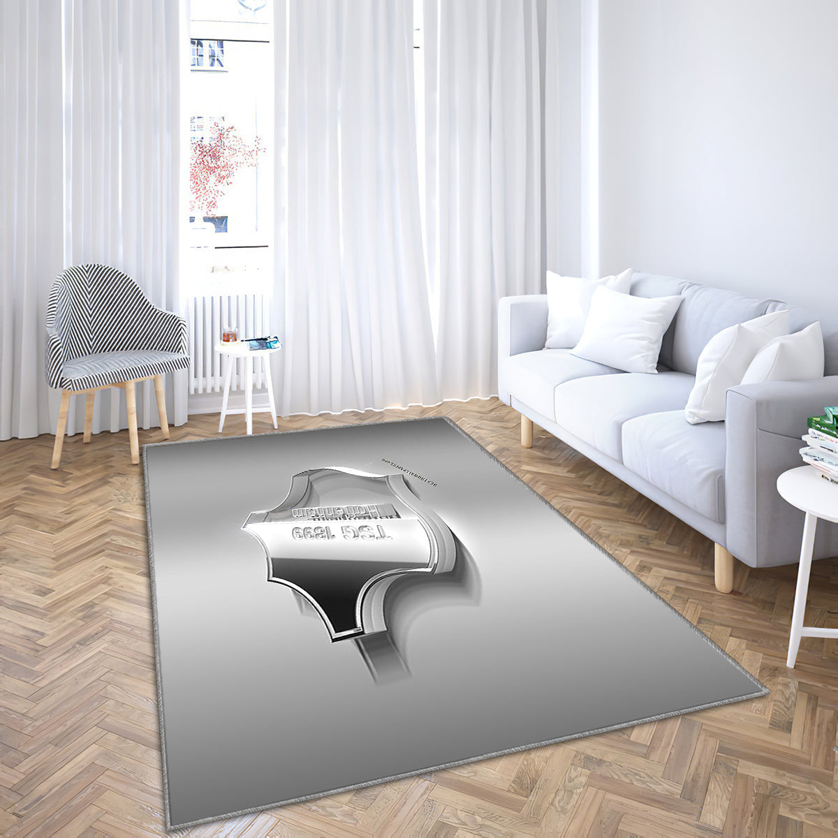 TSG 1899 Hoffenheim Teppich, Teppiche - 3D-Stahllogo Outdoorteppich, Wohnzimmerteppich, Küchenteppich, Kinderzimmer, Modern