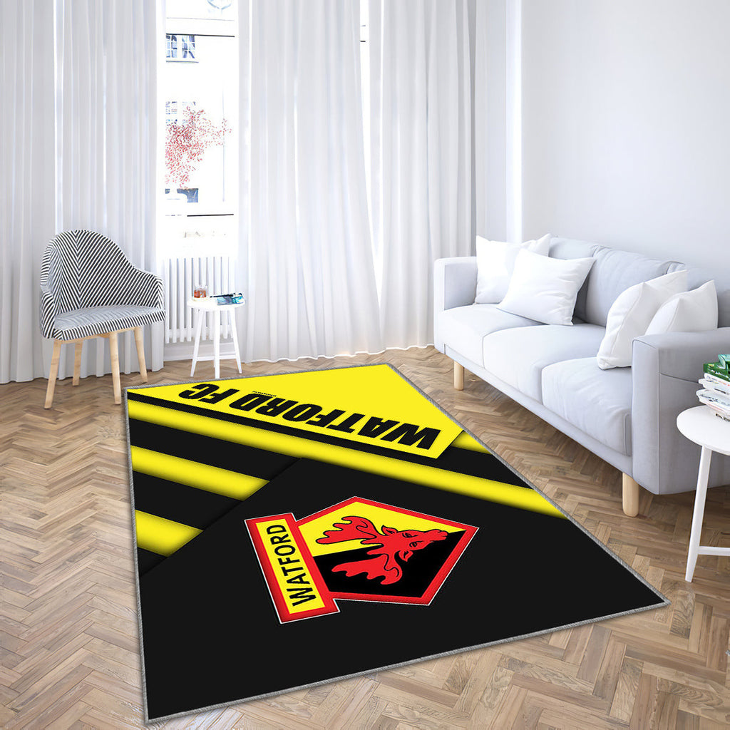 Watford Fc Teppich, Teppiche - Logo-Materialdesign Outdoor Teppich, Teppich Wohnzimmer, Küchenteppich, Kinderzimmer, Modern