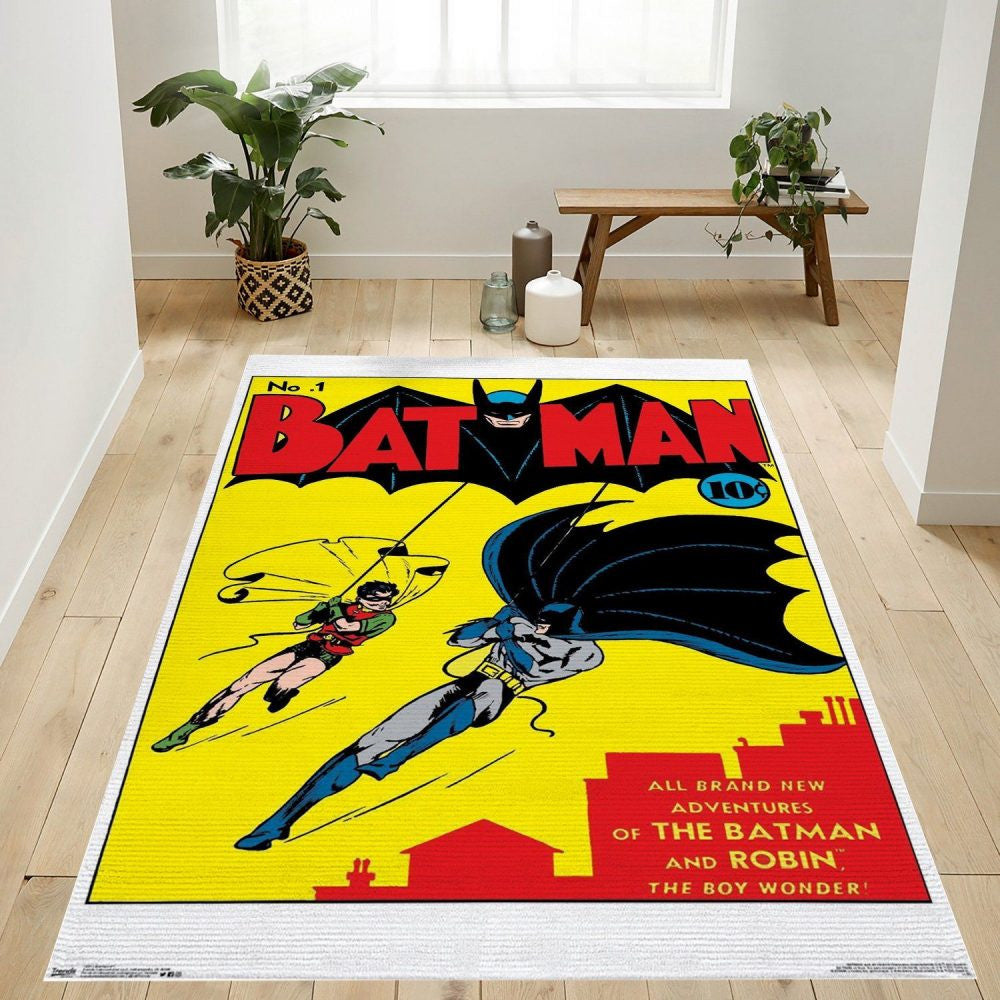 Batman Comics Teppich, Teppiche - Outdoor Teppich, Teppich Wohnzimmer, Küchenteppich, Kinderzimmer, Modern