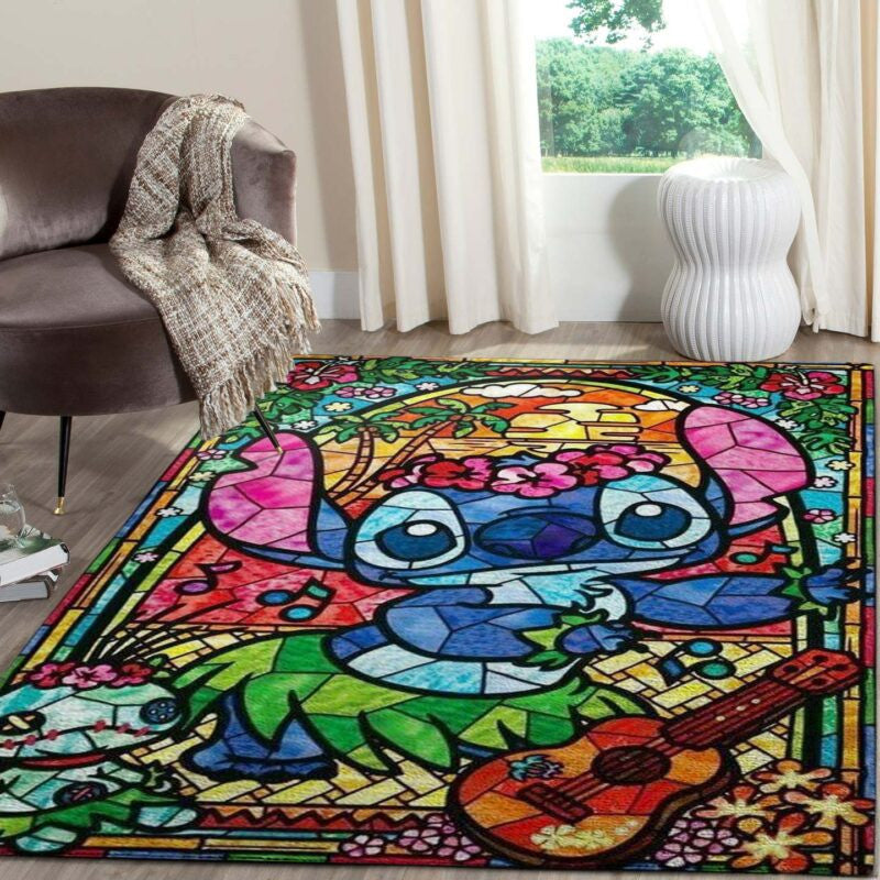 Lilo Vs Stitch Disney Teppich, Teppiche - Outdoor Teppich, Teppich Wohnzimmer, Küchenteppich, Kinderzimmer, Modern