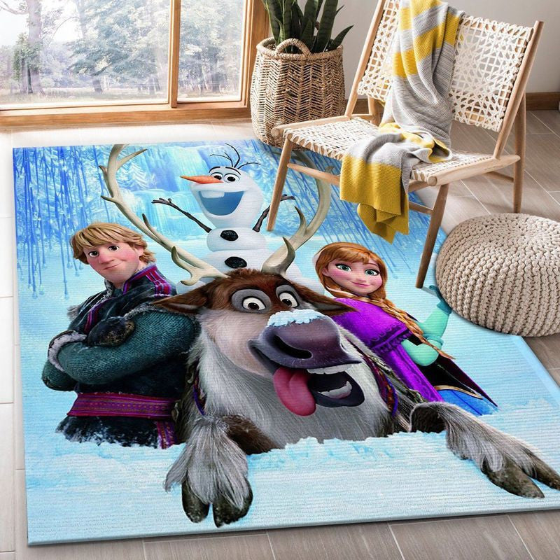 Frozen Disney 2 Teppich, Teppiche - Outdoor Teppich, Teppich Wohnzimmer, Küchenteppich, Kinderzimmer, Modern