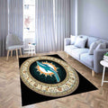 Miami Dolphins Nfl  Teppich, Teppiche - Outdoor Teppich, Teppich Wohnzimmer, Küchenteppich, Kinderzimmer, Modern