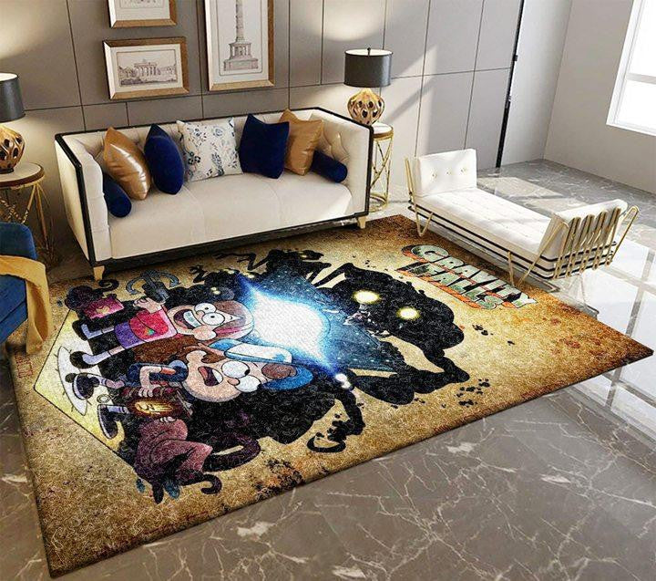 Gravity Falls1002 Teppich, Teppiche - Outdoor Teppich, Teppich Wohnzimmer, Küchenteppich, Kinderzimmer, Modern