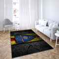 Lecce FC Teppich, Teppiche – Schwarzer Stein Outdoor-Teppich, Wohnzimmerteppich, Küchenteppich, Kinderzimmer, Modern