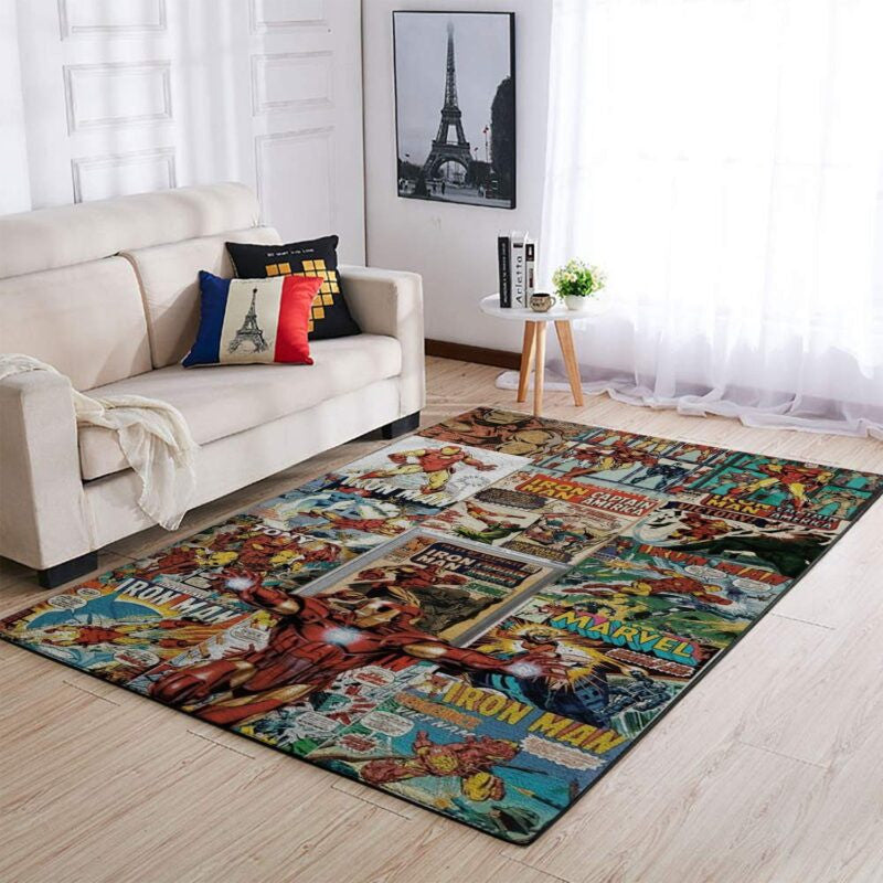 Iron Man Avengers Teppich, Teppiche - Outdoor Teppich, Teppich Wohnzimmer, Küchenteppich, Kinderzimmer, Modern