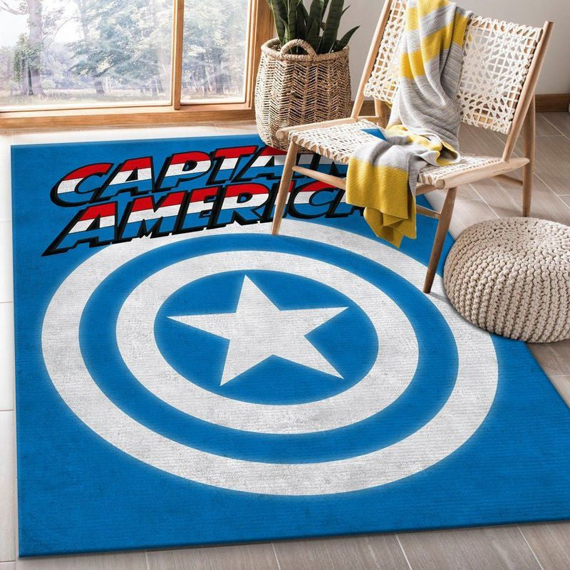 Marvel Captain America 11 Teppich, Teppiche - Outdoor Teppich, Teppich Wohnzimmer, Küchenteppich, Kinderzimmer, Modern