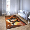 Kung Fu Panda 3 Karikatur Lieblings 3 Teppich, Teppiche - Outdoor Teppich, Teppich Wohnzimmer, Küchenteppich, Kinderzimmer, Modern
