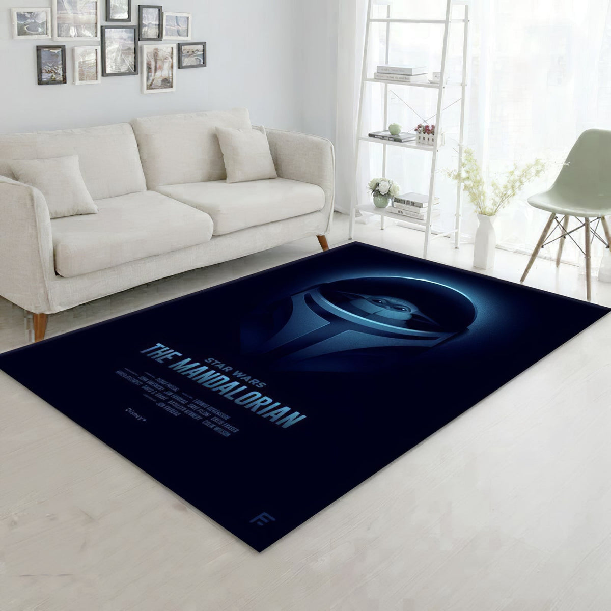 Mandalorian Baby Yoda Star Wars 118 Teppich, Teppiche - Outdoor Teppich, Teppich Wohnzimmer, Küchenteppich, Kinderzimmer, Modern