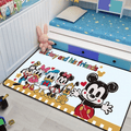 Disney Mickey Minnie Mouse 45 Teppich, Teppiche - Outdoor Teppich, Teppich Wohnzimmer, Küchenteppich, Kinderzimmer, Modern