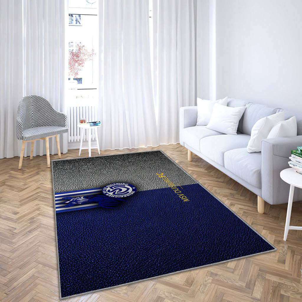 Msv Duisburg Leather Texture Teppich, Teppiche - Deutscher Fußballverein Outdoor Teppich, Teppich Wohnzimmer, Küchenteppich, Kinderzimmer, Modern