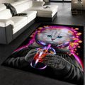 Astronaut Cat Bubble Tea Ii Teppich, Teppiche - Outdoor Teppich, Teppich Wohnzimmer, Küchenteppich, Kinderzimmer, Modern