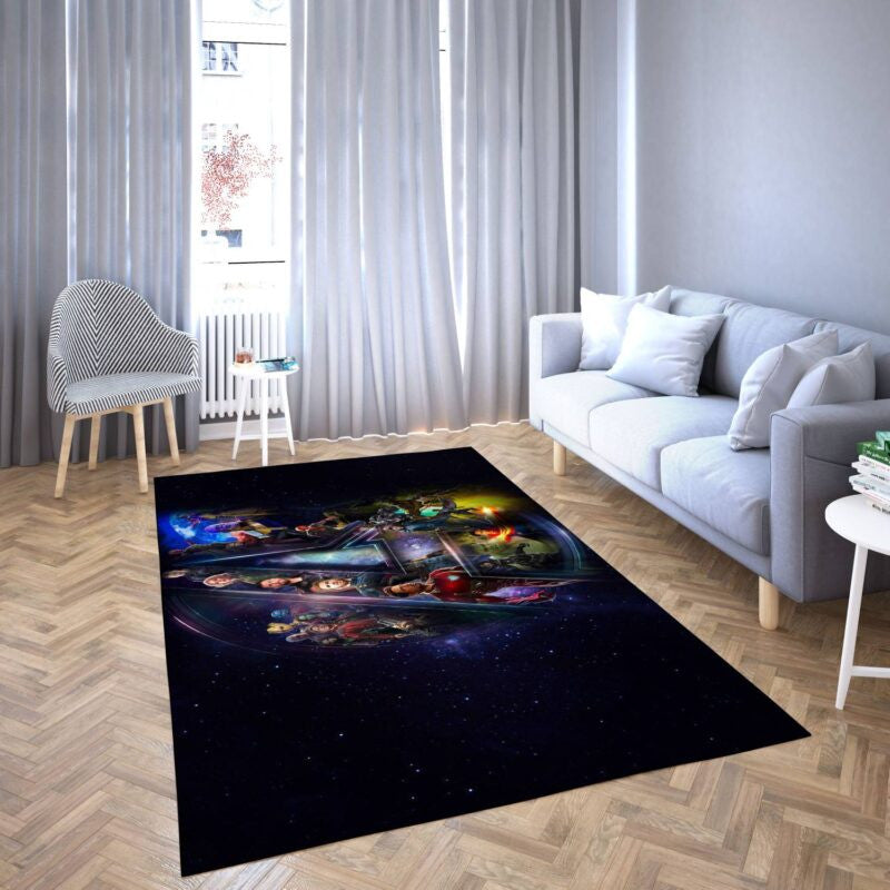 Marvel Avengers Alle Helden 25 Teppich, Teppiche - Outdoor Teppich, Teppich Wohnzimmer, Küchenteppich, Kinderzimmer, Modern
