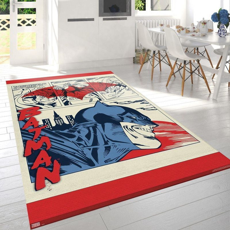 Dc Comics Batman 4 Teppich, Teppiche - Outdoor Teppich, Teppich Wohnzimmer, Küchenteppich, Kinderzimmer, Modern