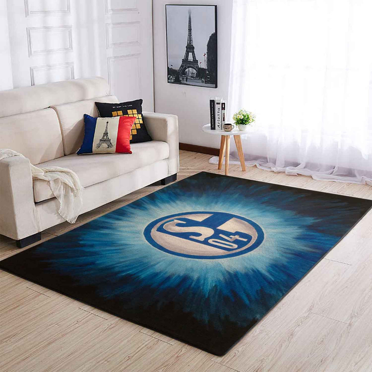 Fc Schalke 04 S0405 Teppich, Teppiche - Outdoor Teppich, Teppich Wohnzimmer, Küchenteppich, Kinderzimmer, Modern