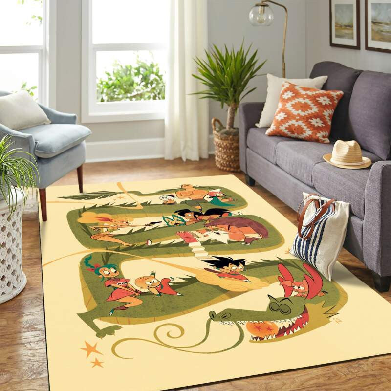 Dragon Ball1001 Teppich, Teppiche - Outdoor Teppich, Teppich Wohnzimmer, Küchenteppich, Kinderzimmer, Modern