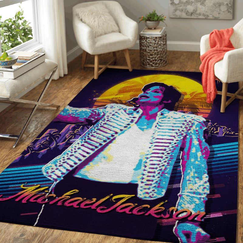 Michael Jackson Successful Musicians Of All Time Pop Art Teppich, Teppiche - Outdoor Teppich, Teppich Wohnzimmer, Küchenteppich, Kinderzimmer, Modern