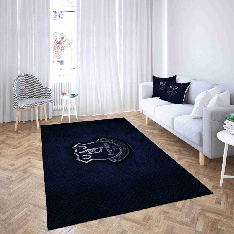 Everton Fußballverein Dunkle Farbe E Teppich, Teppiche - Outdoor Teppich, Teppich Wohnzimmer, Küchenteppich, Kinderzimmer, Modern