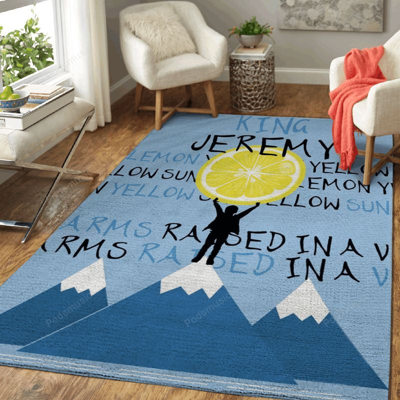 King Jeremy Music Artworks Art Teppich, Teppiche - Outdoor Teppich, Teppich Wohnzimmer, Küchenteppich, Kinderzimmer, Modern