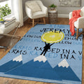 King Jeremy Music Artworks Art Teppich, Teppiche - Outdoor Teppich, Teppich Wohnzimmer, Küchenteppich, Kinderzimmer, Modern