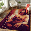 Keith Richards Guitar Music Legend Art Teppich, Teppiche - Outdoor Teppich, Teppich Wohnzimmer, Küchenteppich, Kinderzimmer, Modern