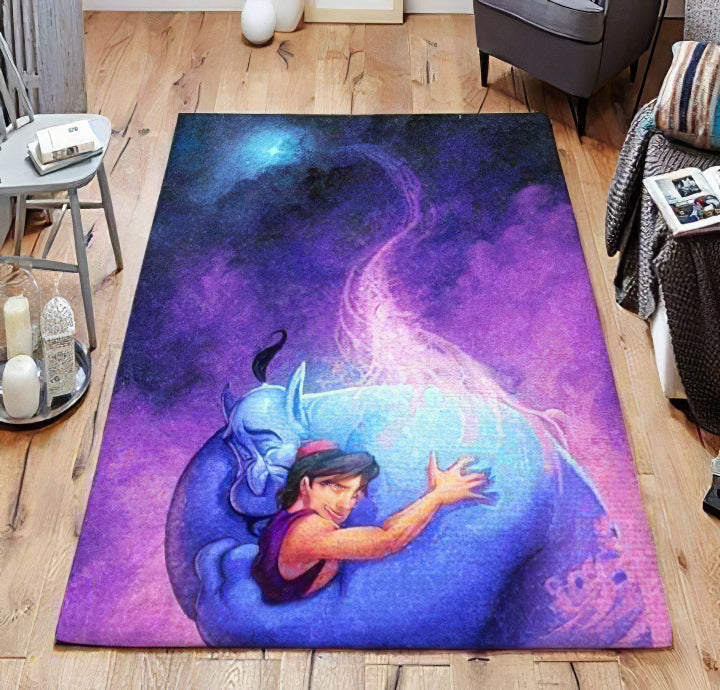 Aladdin Disney 2 Teppich, Teppiche - Outdoor Teppich, Teppich Wohnzimmer, Küchenteppich, Kinderzimmer, Modern