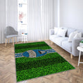 Spal Fc Logo Teppich, Teppiche - Fußballrasen Outdoor Teppich, Teppich Wohnzimmer, Küchenteppich, Kinderzimmer, Modern