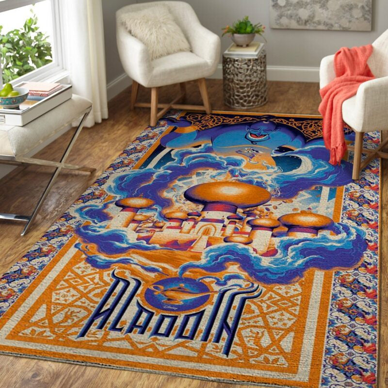 Aladdin Disney Teppich, Teppiche - Outdoor Teppich, Teppich Wohnzimmer, Küchenteppich, Kinderzimmer, Modern