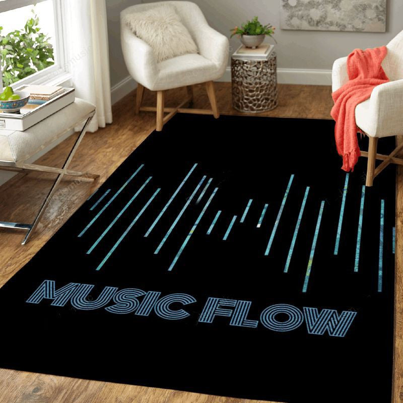 Music Flow 2 Out Of 8 Music Flow Art Teppich, Teppiche - Outdoor Teppich, Teppich Wohnzimmer, Küchenteppich, Kinderzimmer, Modern