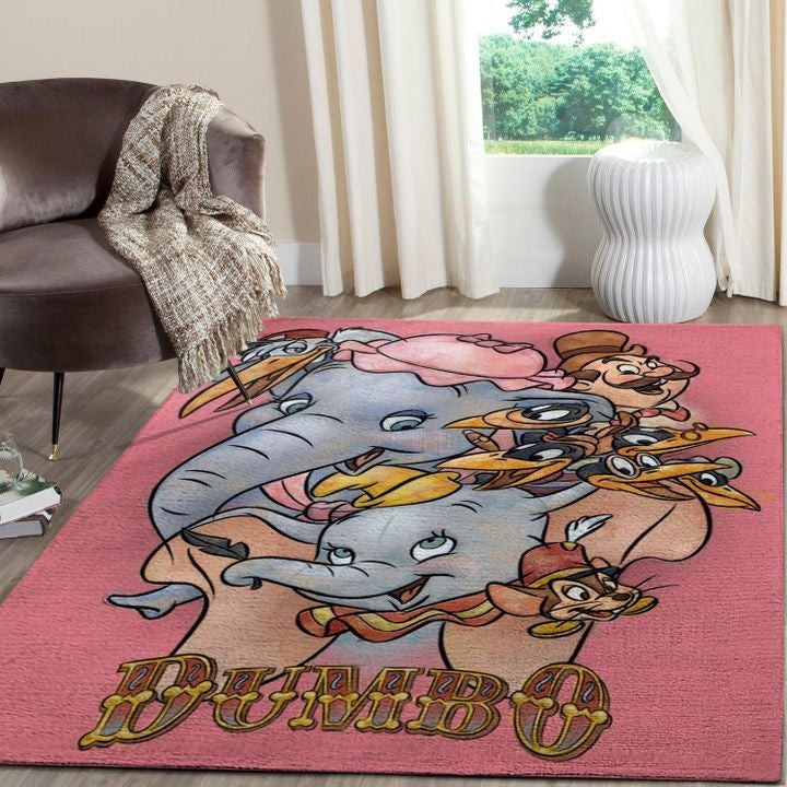 Dumbo Disney 4 Teppich, Teppiche - Outdoor Teppich, Teppich Wohnzimmer, Küchenteppich, Kinderzimmer, Modern
