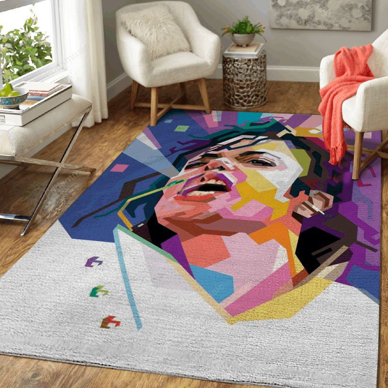 Mj Popart Music Wpap Art Teppich, Teppiche - Outdoor Teppich, Teppich Wohnzimmer, Küchenteppich, Kinderzimmer, Modern