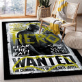 Batman Wanted Teppich, Teppiche - Outdoor Teppich, Teppich Wohnzimmer, Küchenteppich, Kinderzimmer, Modern