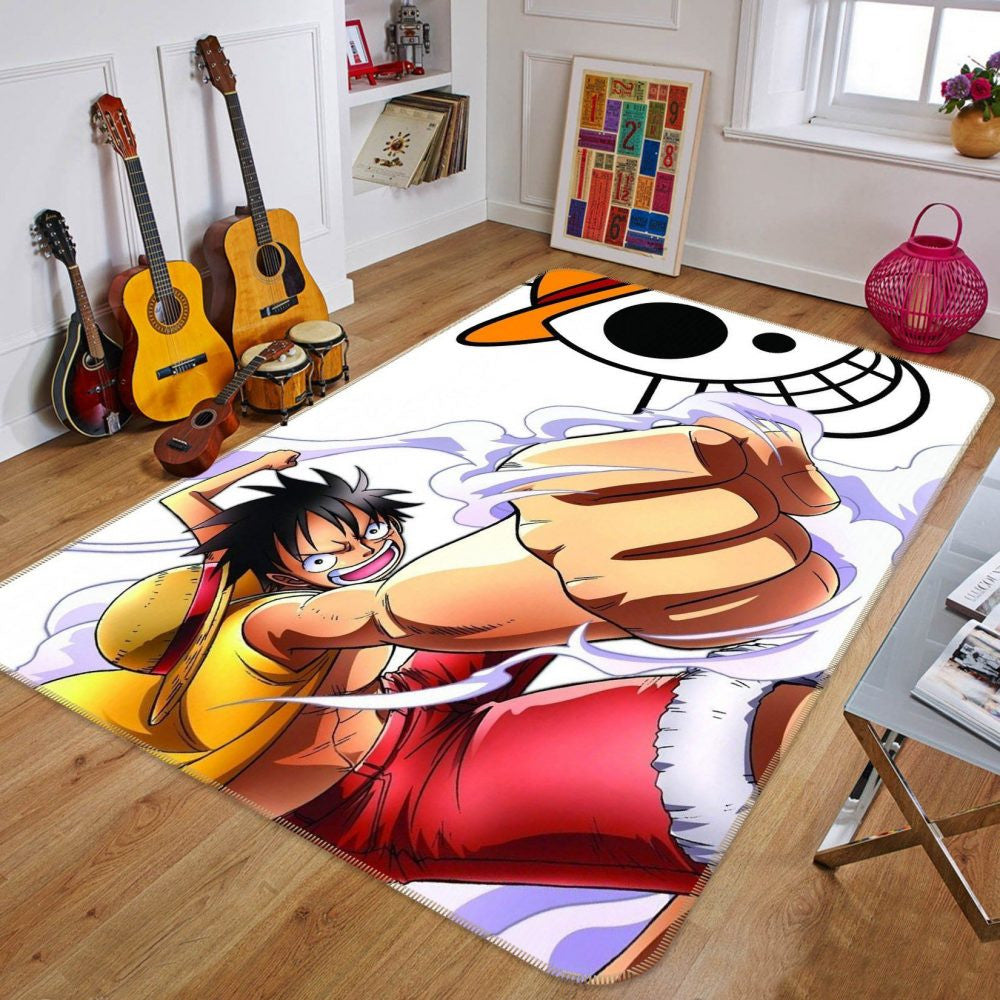One Piece Anime 2 Teppich, Teppiche - Outdoor Teppich, Teppich Wohnzimmer, Küchenteppich, Kinderzimmer, Modern