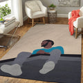 J Cole American Pop Teppich, Teppiche - Outdoor Teppich, Teppich Wohnzimmer, Küchenteppich, Kinderzimmer, Modern