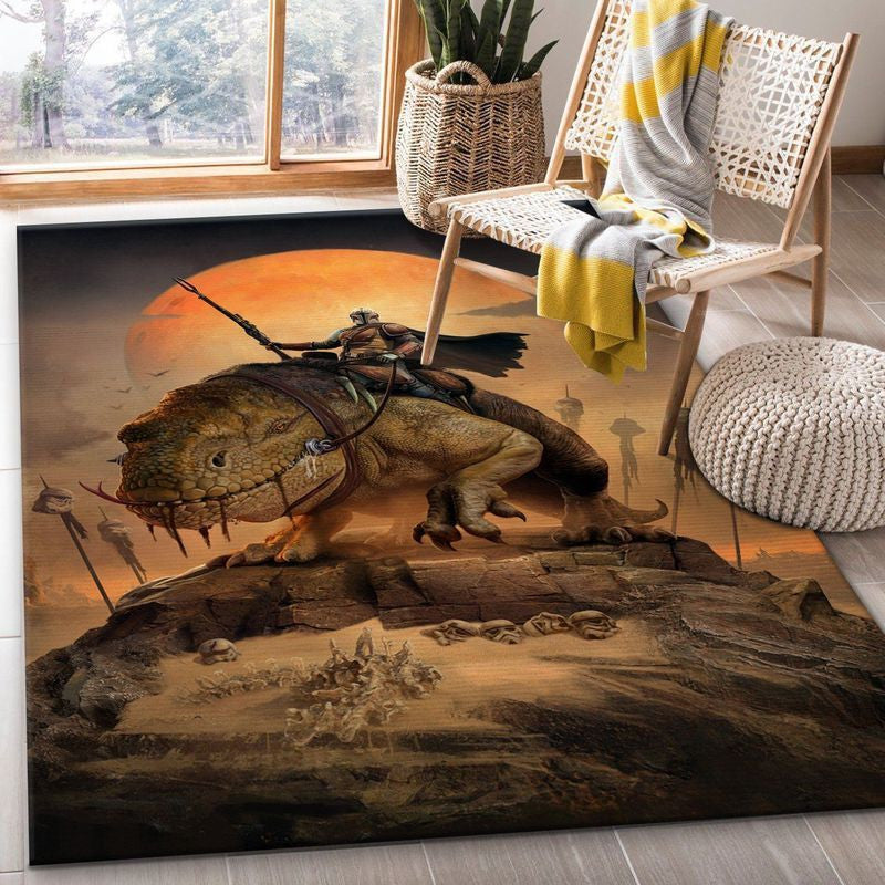 Mandalorian Baby Yoda Star Wars 56 Teppich, Teppiche - Outdoor Teppich, Teppich Wohnzimmer, Küchenteppich, Kinderzimmer, Modern