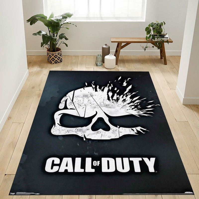 Call Of Duty Skull Teppich, Teppiche - Outdoor Teppich, Teppich Wohnzimmer, Küchenteppich, Kinderzimmer, Modern