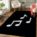 Music Notes Pop Art Teppich, Teppiche - Outdoor Teppich, Teppich Wohnzimmer, Küchenteppich, Kinderzimmer, Modern