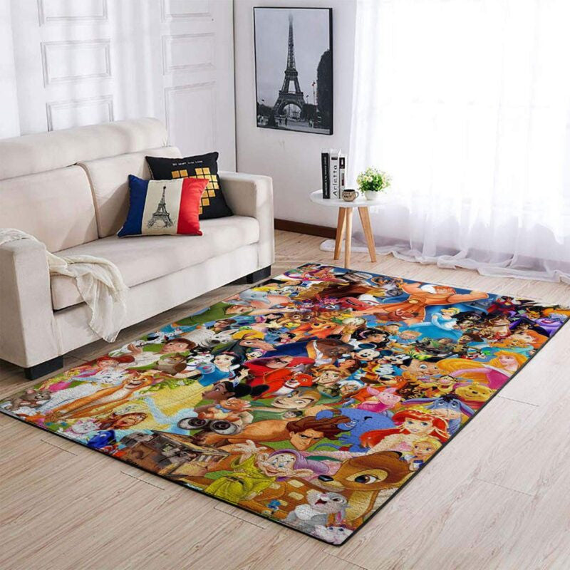 Disney Comicfiguren 6 Teppich, Teppiche - Outdoor Teppich, Teppich Wohnzimmer, Küchenteppich, Kinderzimmer, Modern