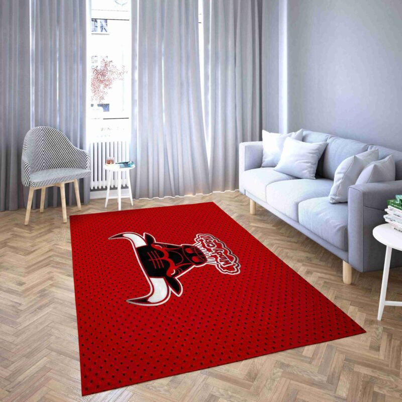 Chicago Bulls Windige Stadt Logo Teppich, Teppiche - Outdoor Teppich, Teppich Wohnzimmer, Küchenteppich, Kinderzimmer, Modern