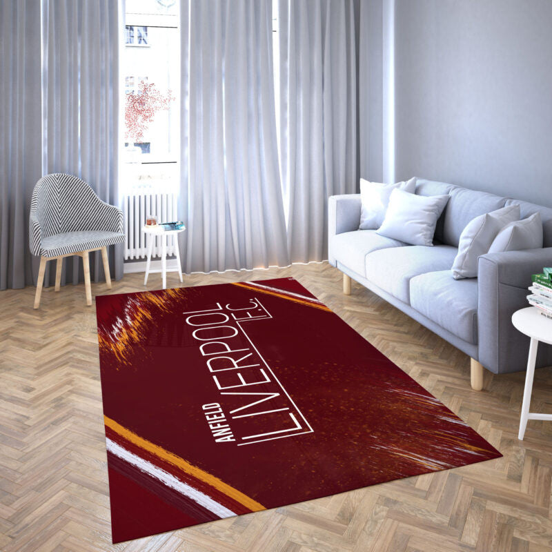Fc Liverpool Logo Premier League Fußballverein 41 Teppich, Teppiche - Outdoor Teppich, Teppich Wohnzimmer, Küchenteppich, Kinderzimmer, Modern