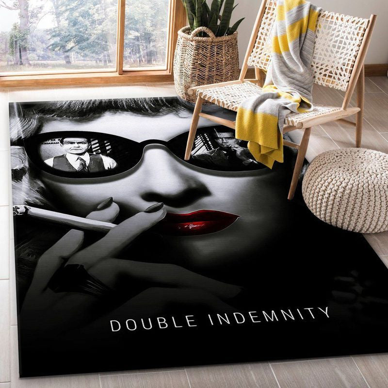 Double Indemnity Teppich, Teppiche - Outdoor Teppich, Teppich Wohnzimmer, Küchenteppich, Kinderzimmer, Modern