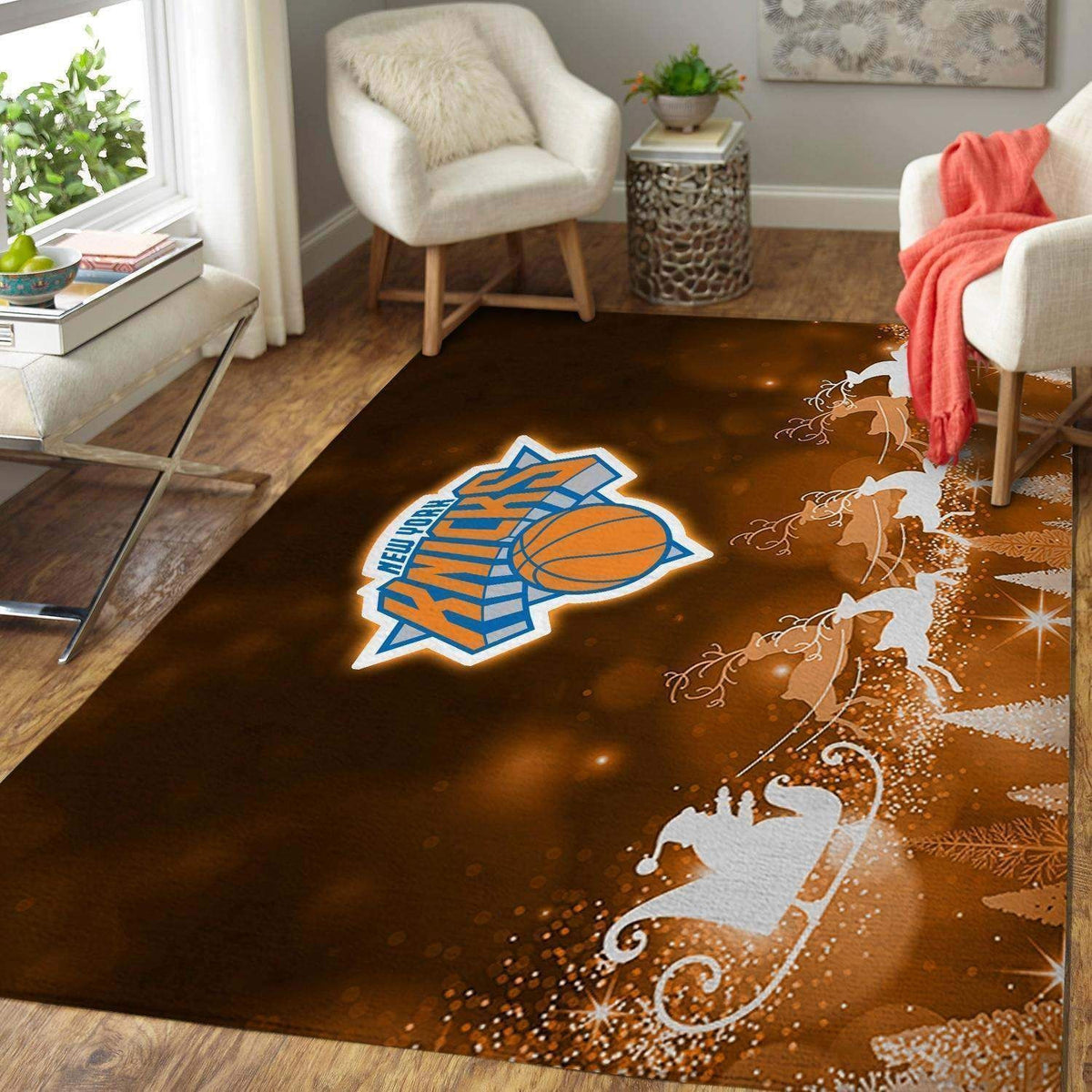 New York Knicks Area NBA-Basketballteam Logo003 Teppich, Teppiche - Outdoor Teppich, Teppich Wohnzimmer, Küchenteppich, Kinderzimmer, Modern